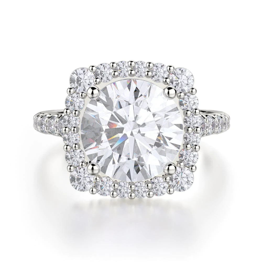 gorgeous vintage engagement rings with diamonds-Europa R698-2