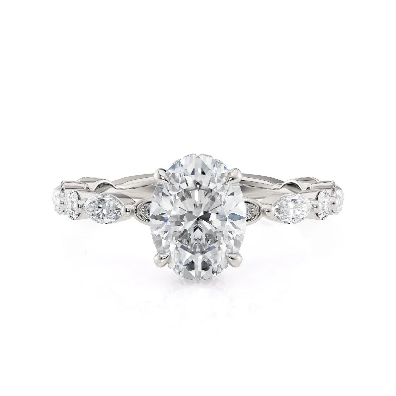 vintage diamond engagement rings for brides-Montage R802-2