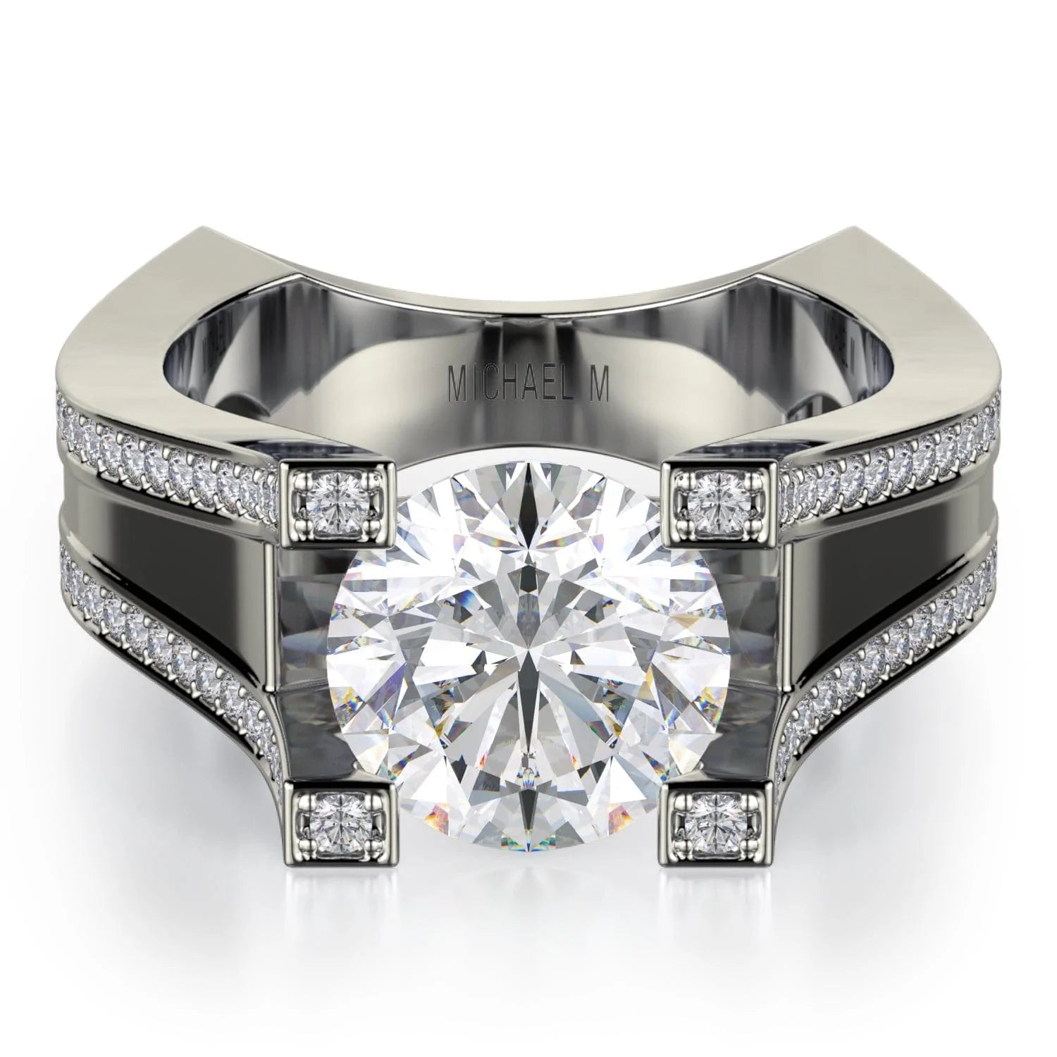 elegant engagement rings-Strada R757-2