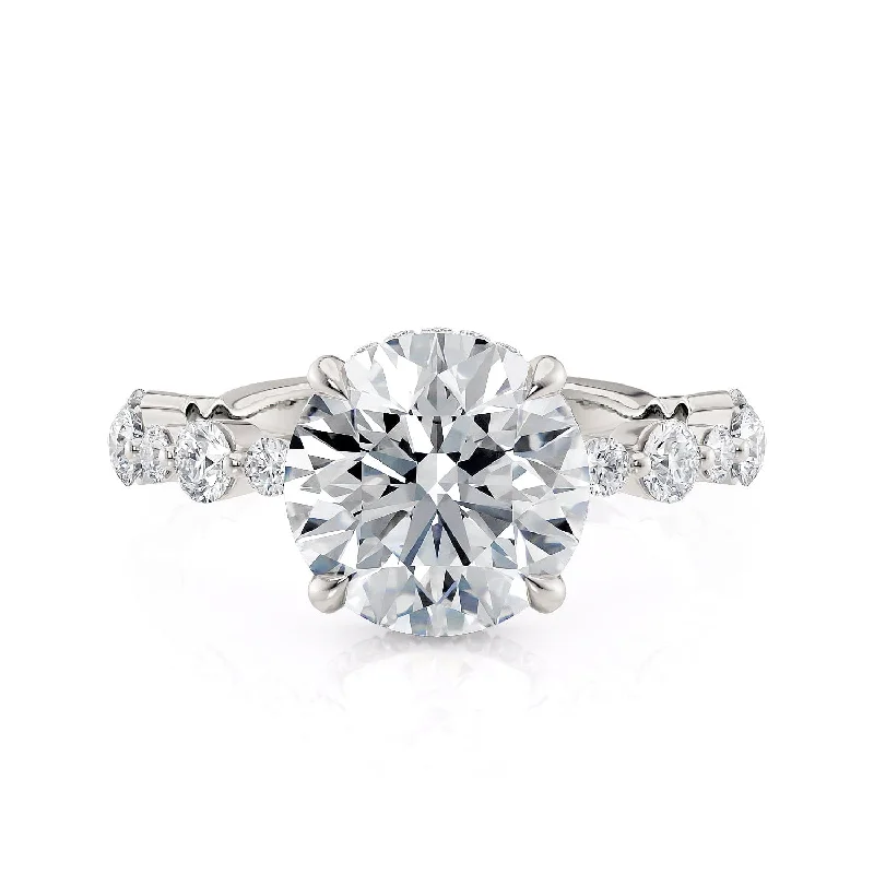 chic engagement rings for brides-Montage R822-3