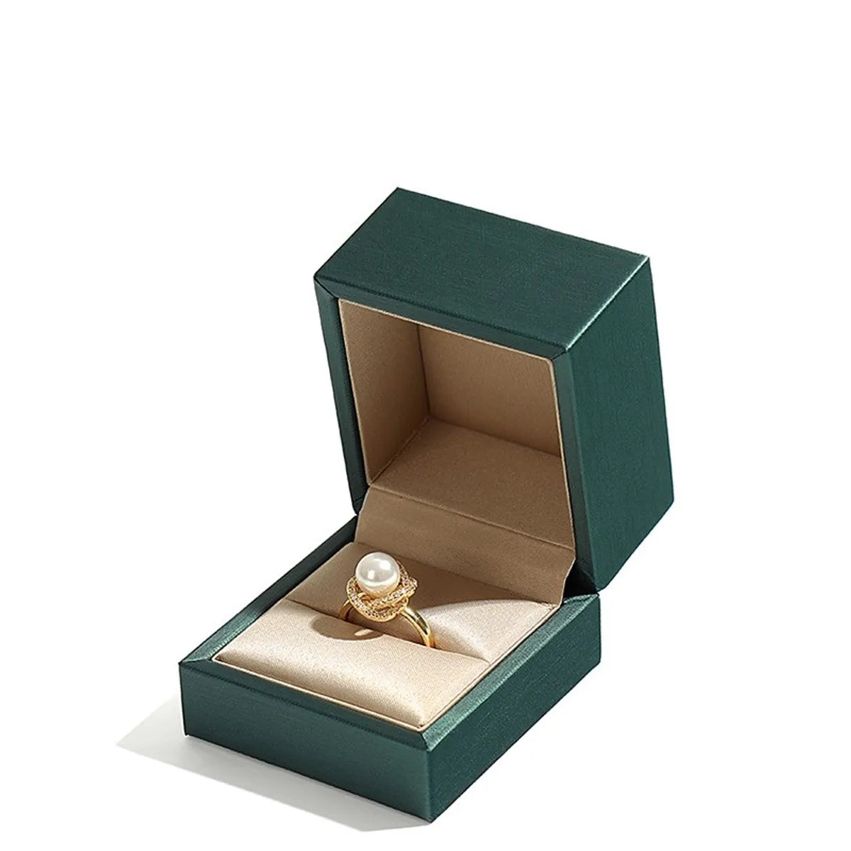 Dark Green Single Ring Box